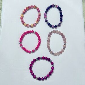 5 Various Elena Michele Bracelets